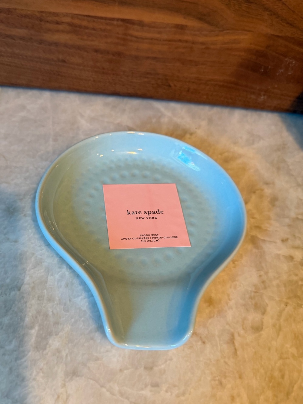 Kate Spade / Lenox blue spoon rest NEW